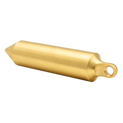 Brass Plumb Bob without division (Type L0) for tank Dipping Tapes. Plumb L=121 mm